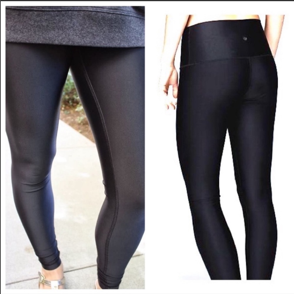 RARE Lululemon Shine Tight - Black Size 6